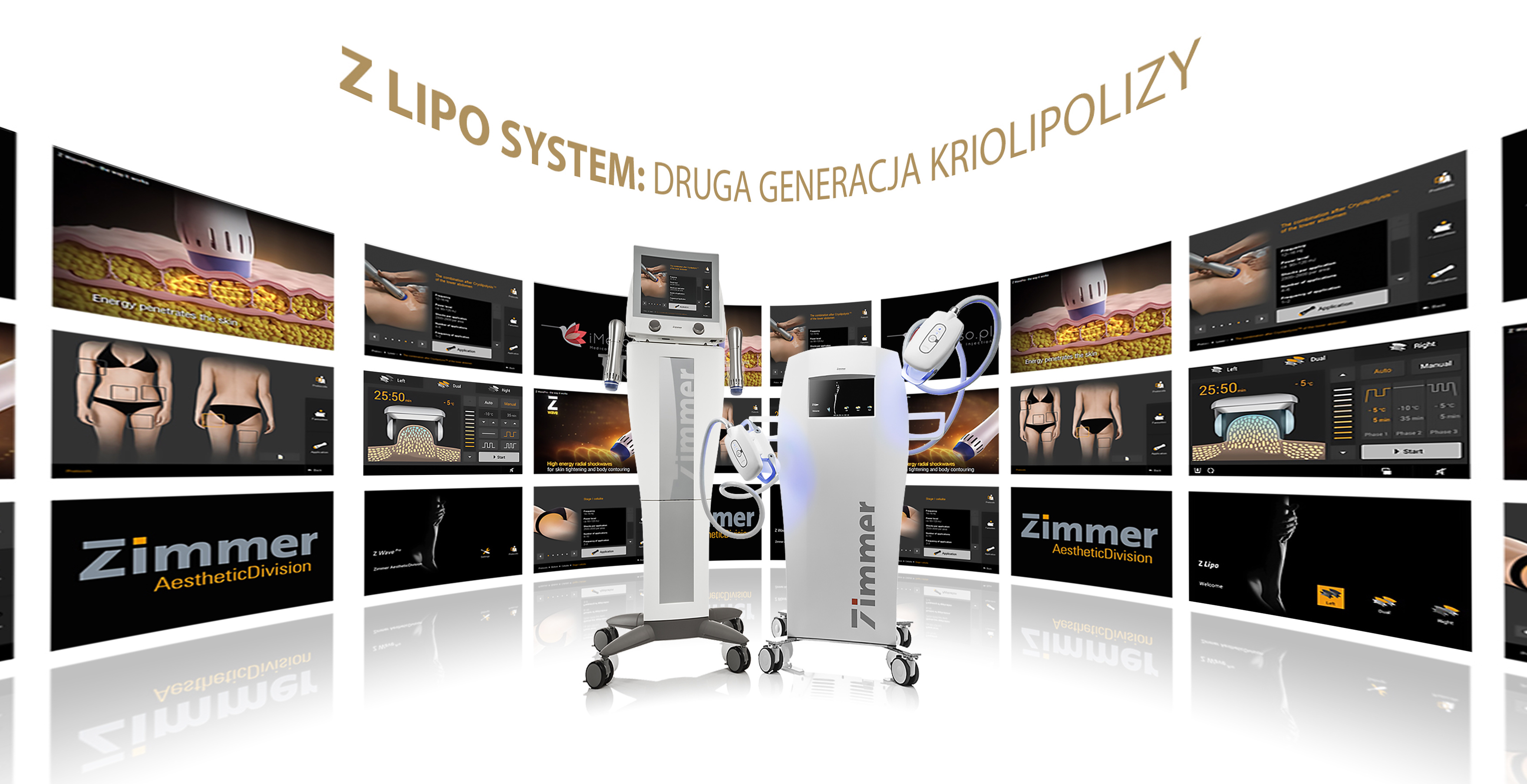 Zimmer ZLipo System urządzenie do kriolipolizy - IMESO AESTHETIC